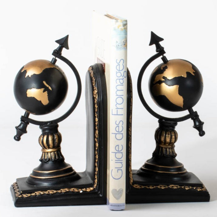 Sujeta Libros Globo Terráqueo  Set x 2