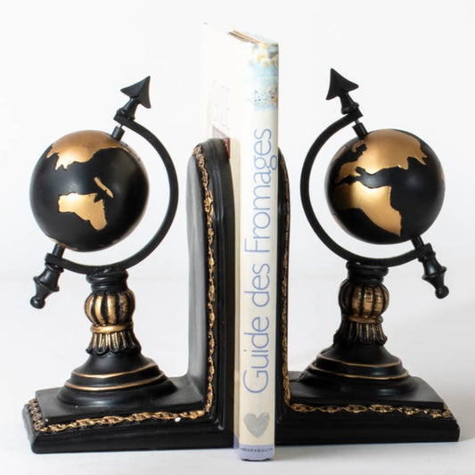 Sujeta Libros Globo Terráqueo  Set x 2